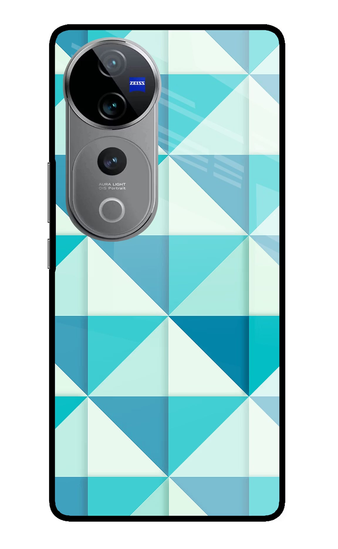 Abstract Vivo V40 Pro 5G Glass Case Back Cover by Casekaro