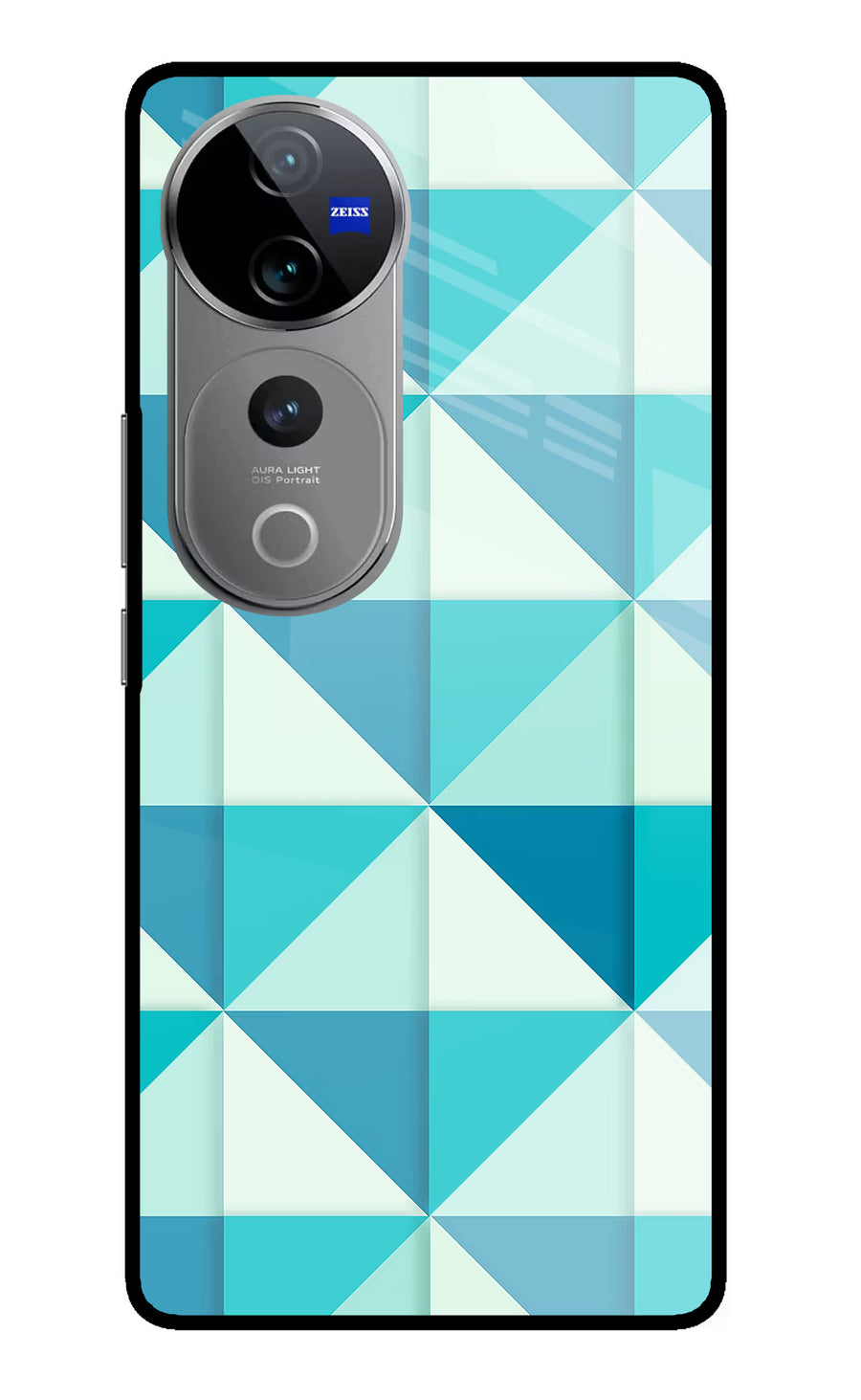 Abstract Vivo V40 Pro 5G Back Cover, Glass case