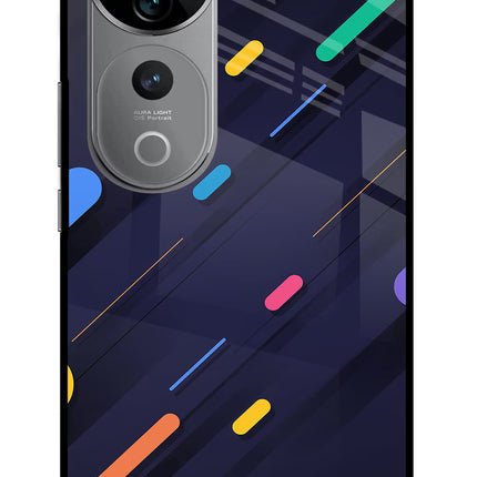 Abstract Design Vivo V40 Pro 5G Glass Case
