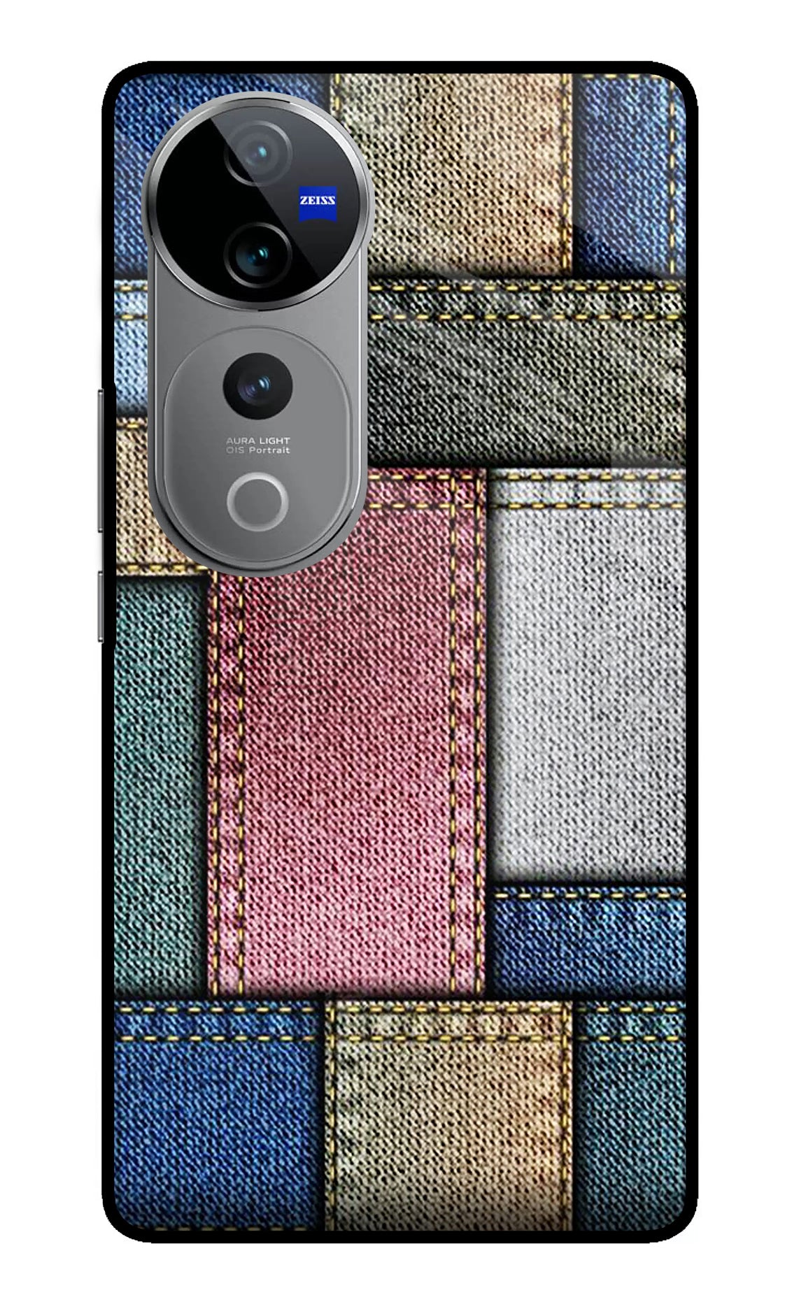 Multicolor Jeans Vivo V40 Pro 5G Back Cover