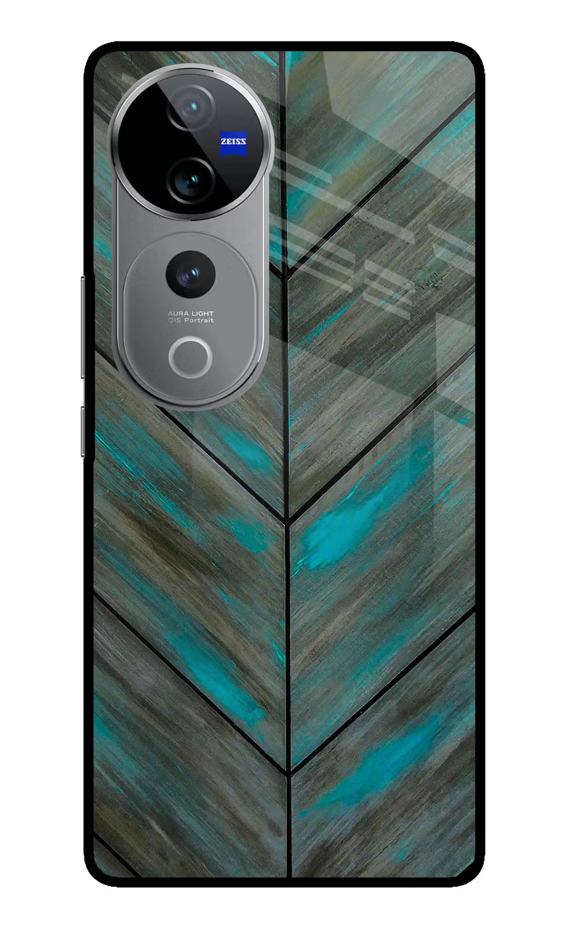 Pattern Vivo V40 Pro 5G Glass Case Back Cover by Casekaro
