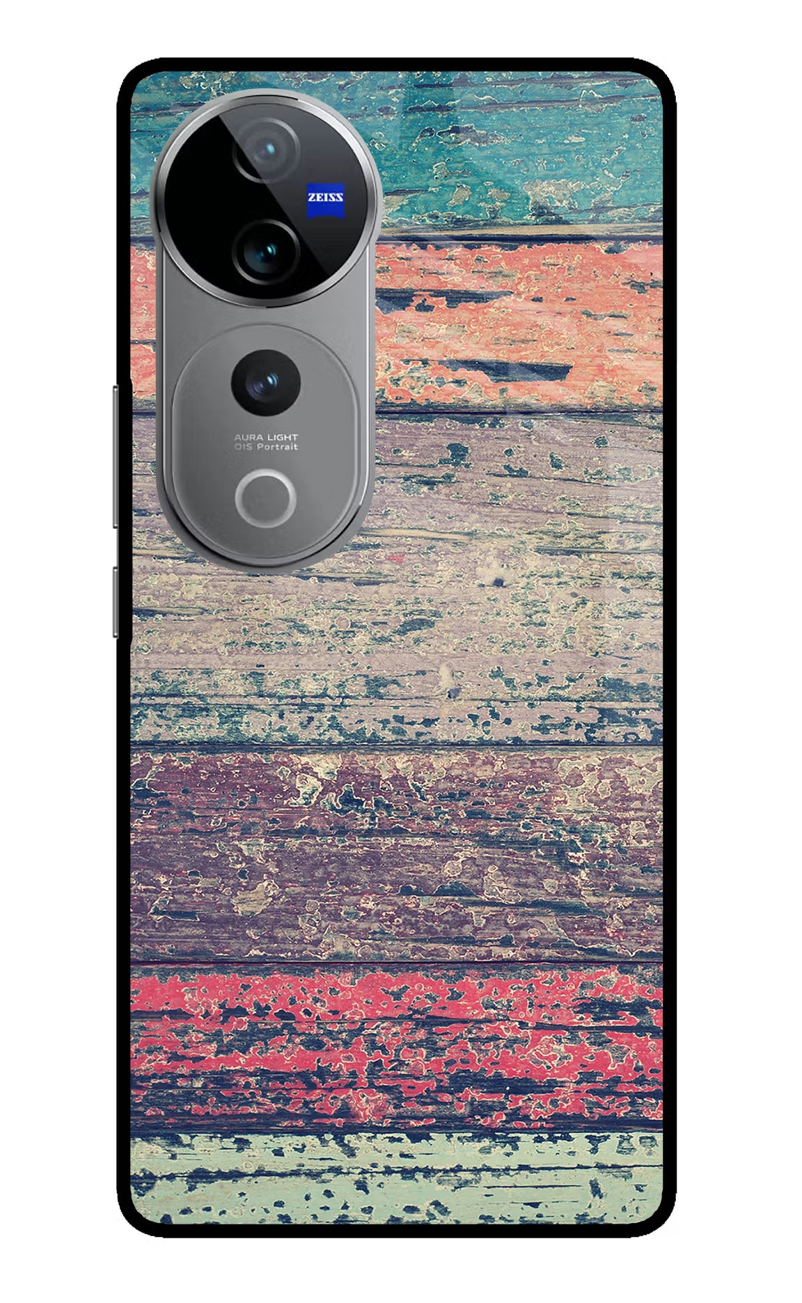 Colourful Wall Vivo V40 Pro 5G Glass Case Back Cover by Casekaro