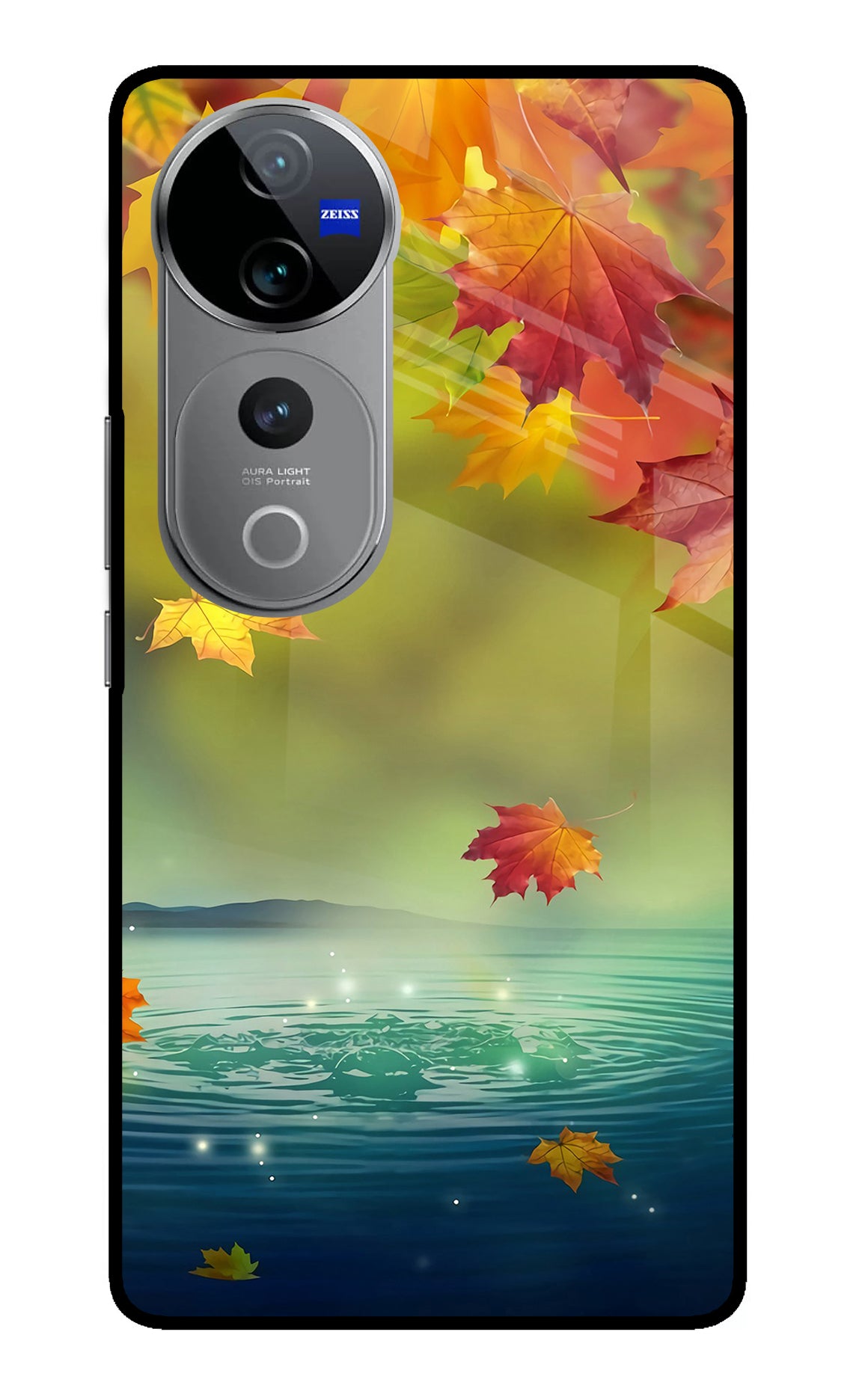 Flowers Vivo V40 Pro 5G Glass Case