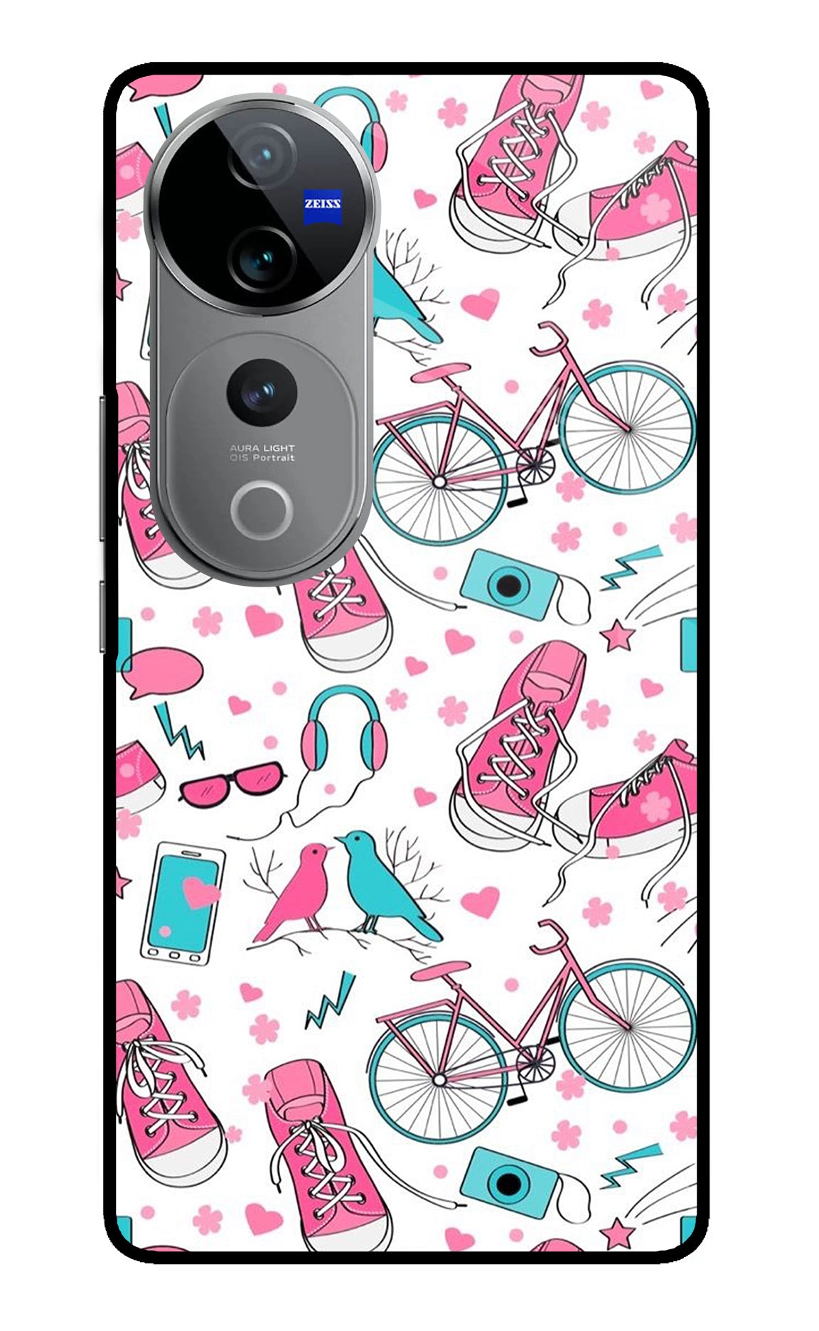 Artwork Vivo V40 Pro 5G Glass Case