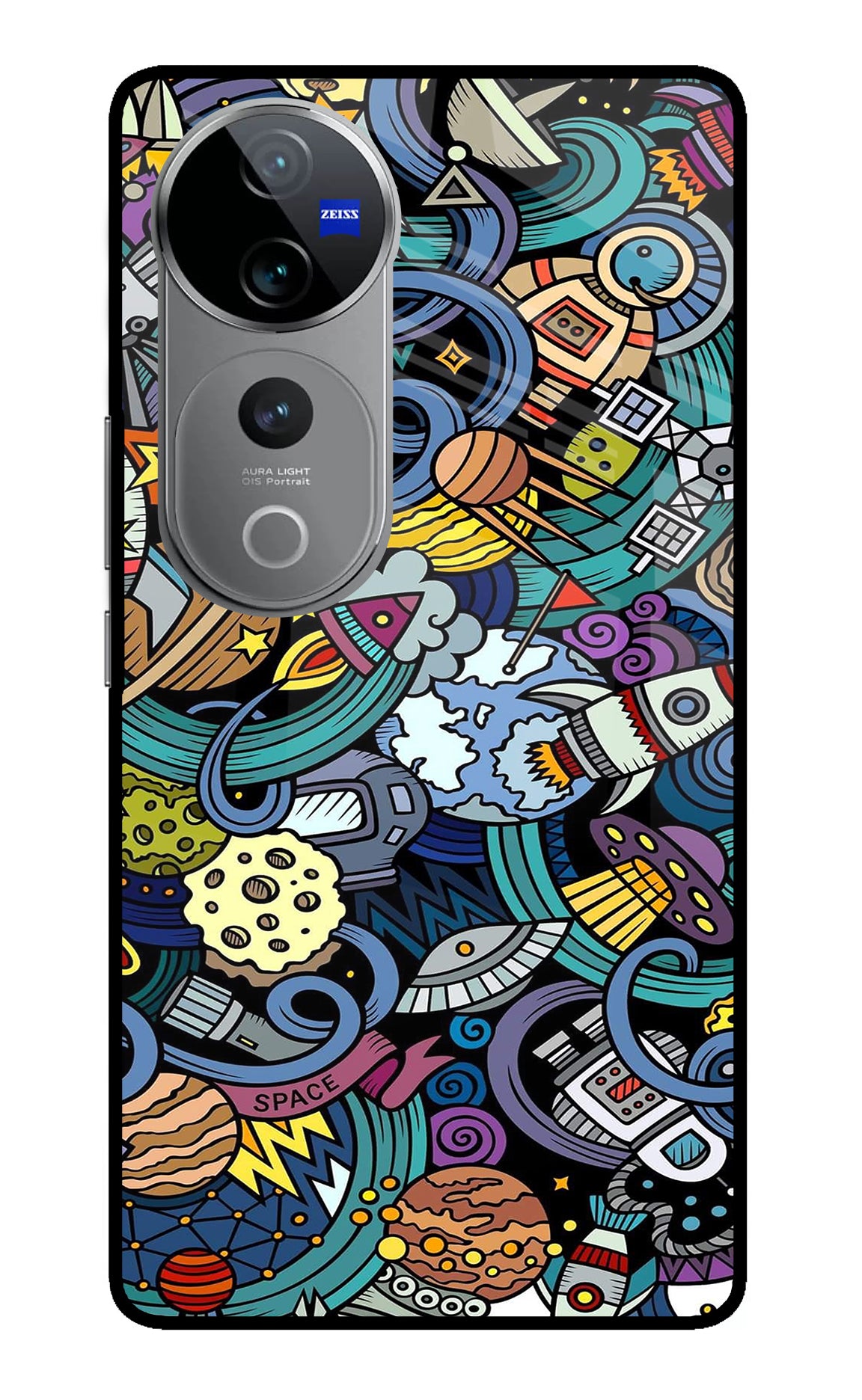 Space Abstract Vivo V40 Pro 5G Back Cover