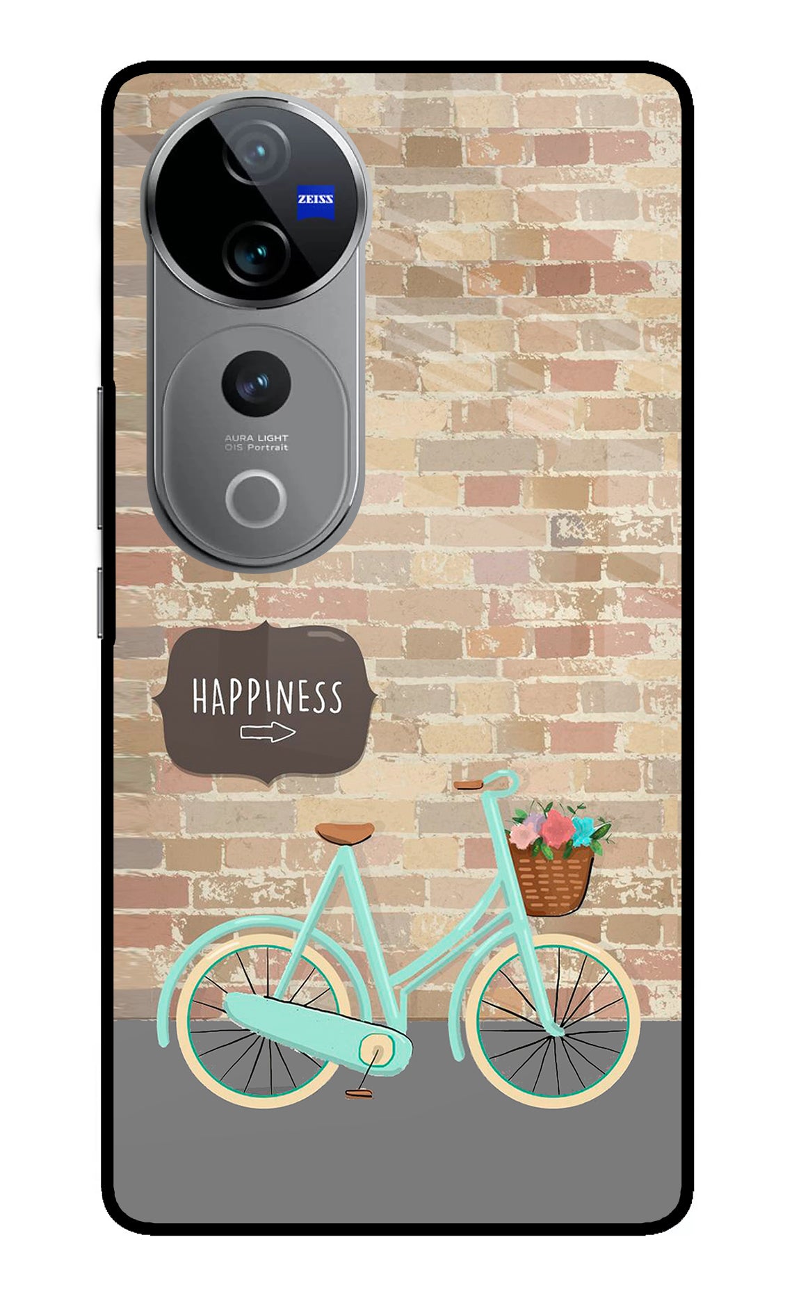 Happiness Artwork Vivo V40 Pro 5G Glass Case