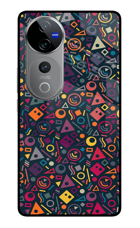 Geometric Abstract Vivo V40 Pro 5G Glass Case