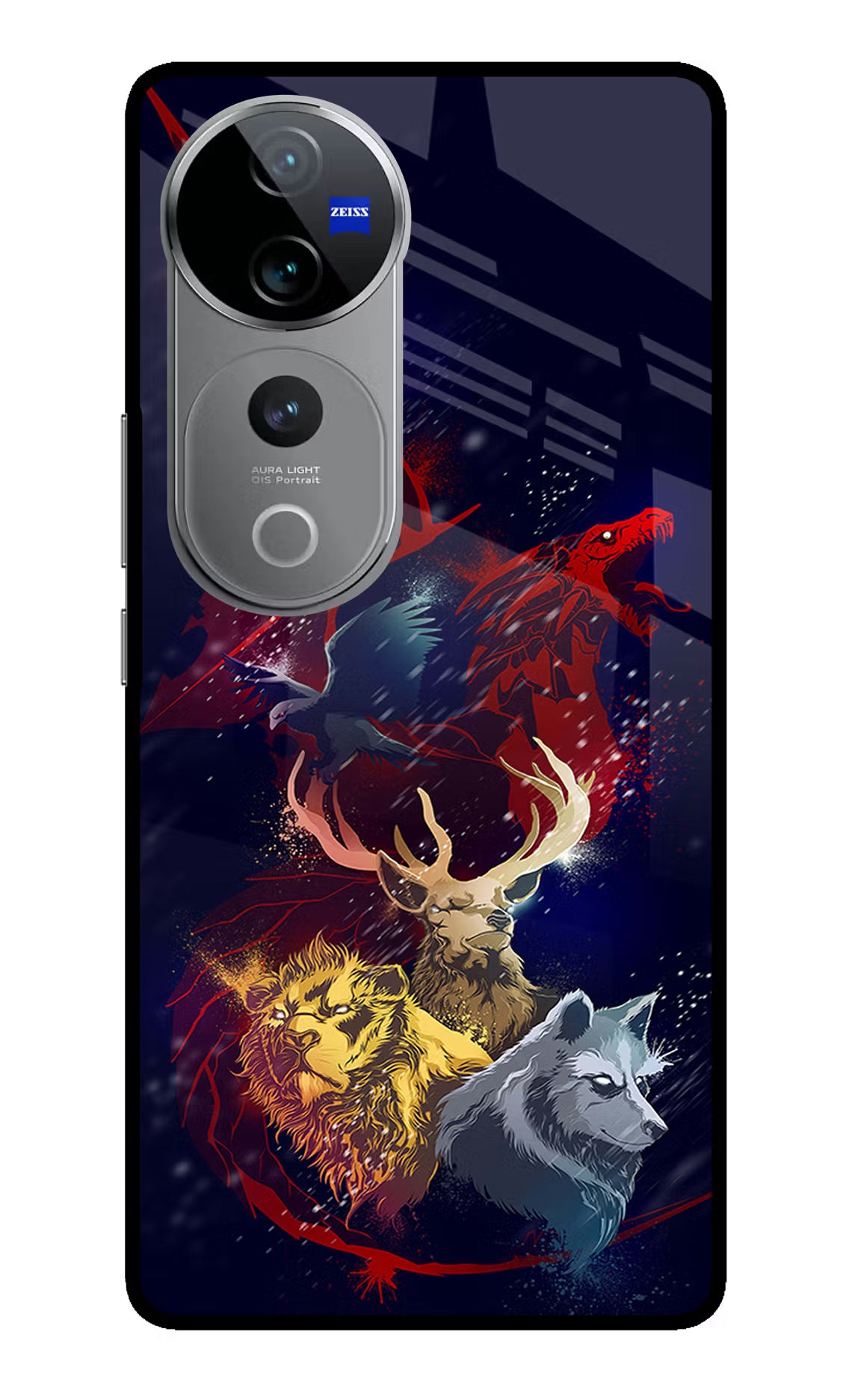 Game Of Thrones Vivo V40 Pro 5G Glass Case Back Cover by Casekaro