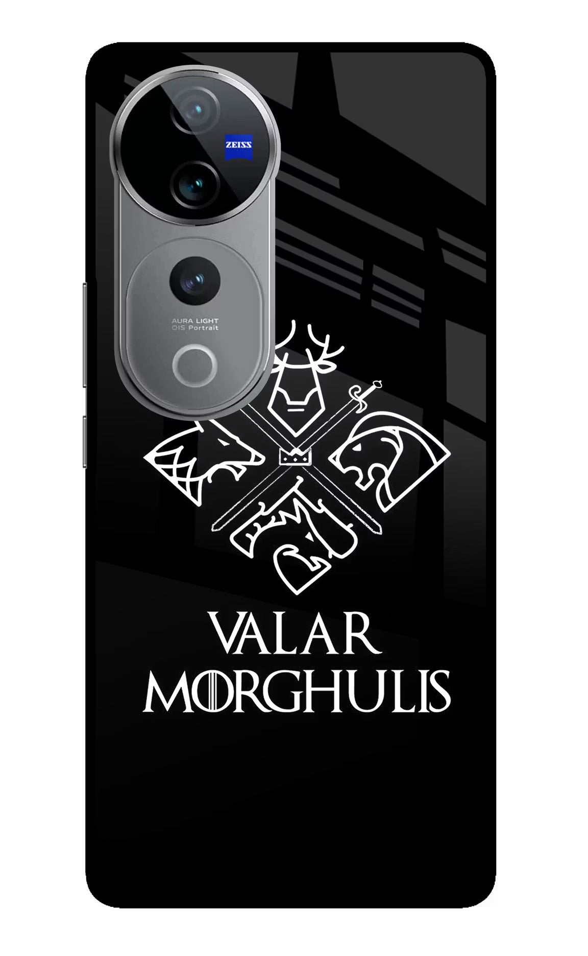 Valar Morghulis | Game Of Thrones Vivo V40 Pro 5G Glass Case Back Cover by Casekaro