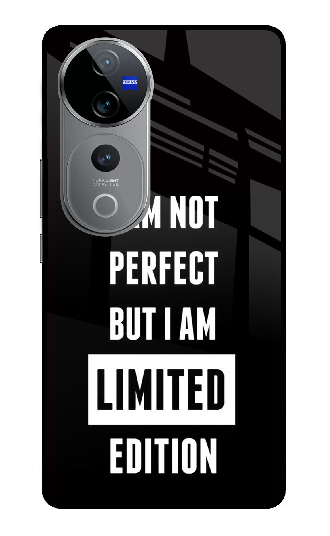 I Am Not Perfect But I Am Limited Edition Vivo V40 Pro 5G Glass Case