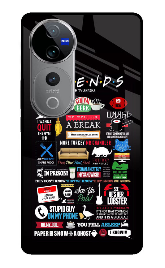 FRIENDS Vivo V40 Pro 5G Glass Case