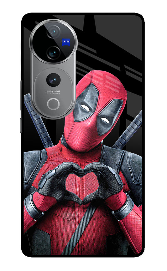 Deadpool Vivo V40 Pro 5G Glass Case