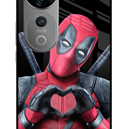 Deadpool Vivo V40 Pro 5G Glass Case