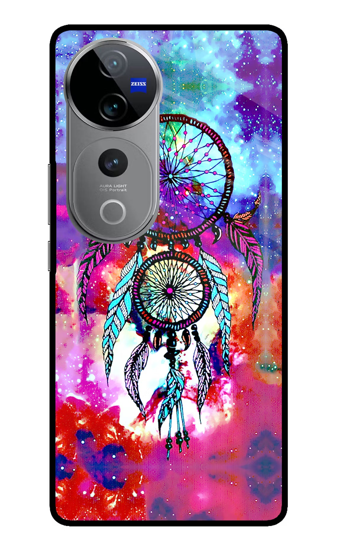 Dream Catcher Abstract Vivo V40 Pro 5G Glass Case Back Cover by Casekaro