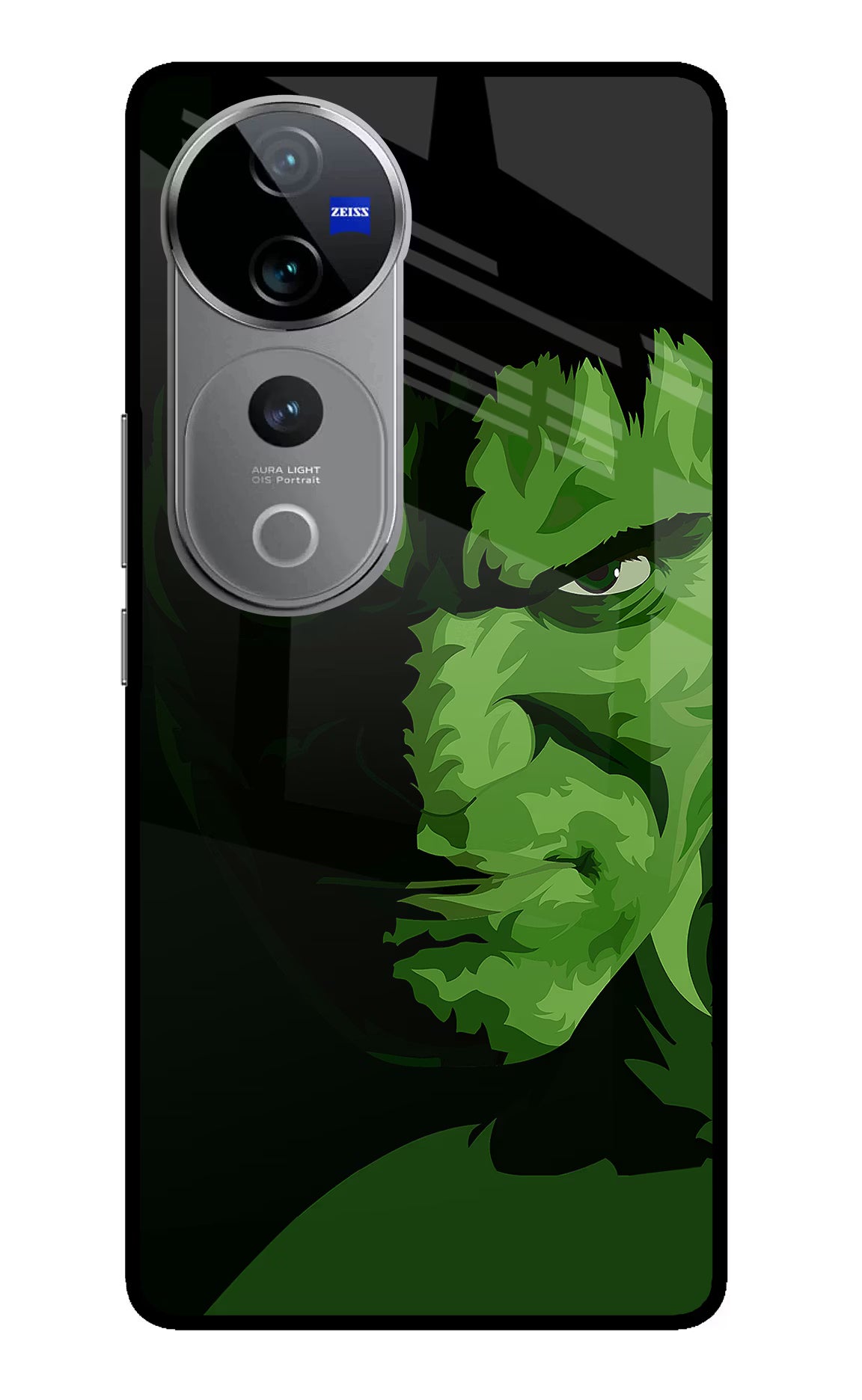 HULK Vivo V40 Pro 5G Glass Case Back Cover by Casekaro