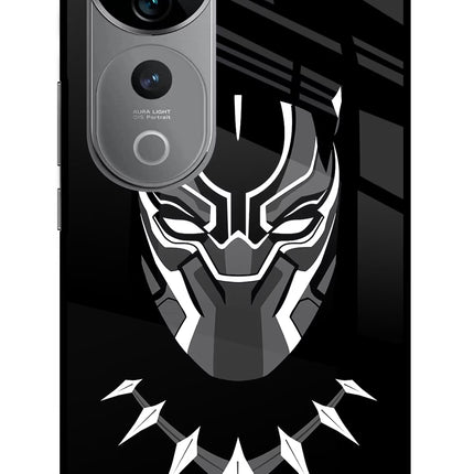 Black Panther Vivo V40 Pro 5G Glass Case