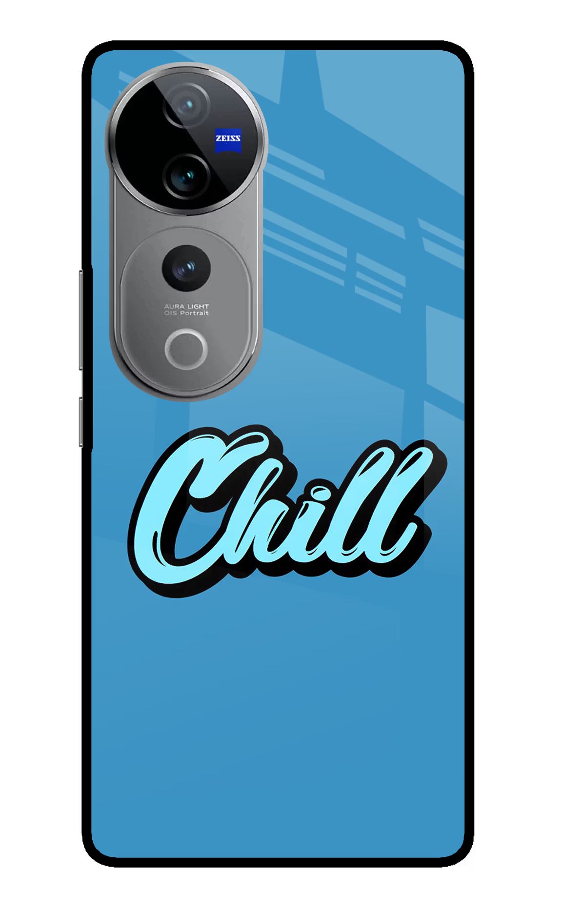 Chill Vivo V40 Pro 5G Glass Case Back Cover by Casekaro