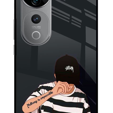 Aesthetic Boy Vivo V40 Pro 5G Glass Case