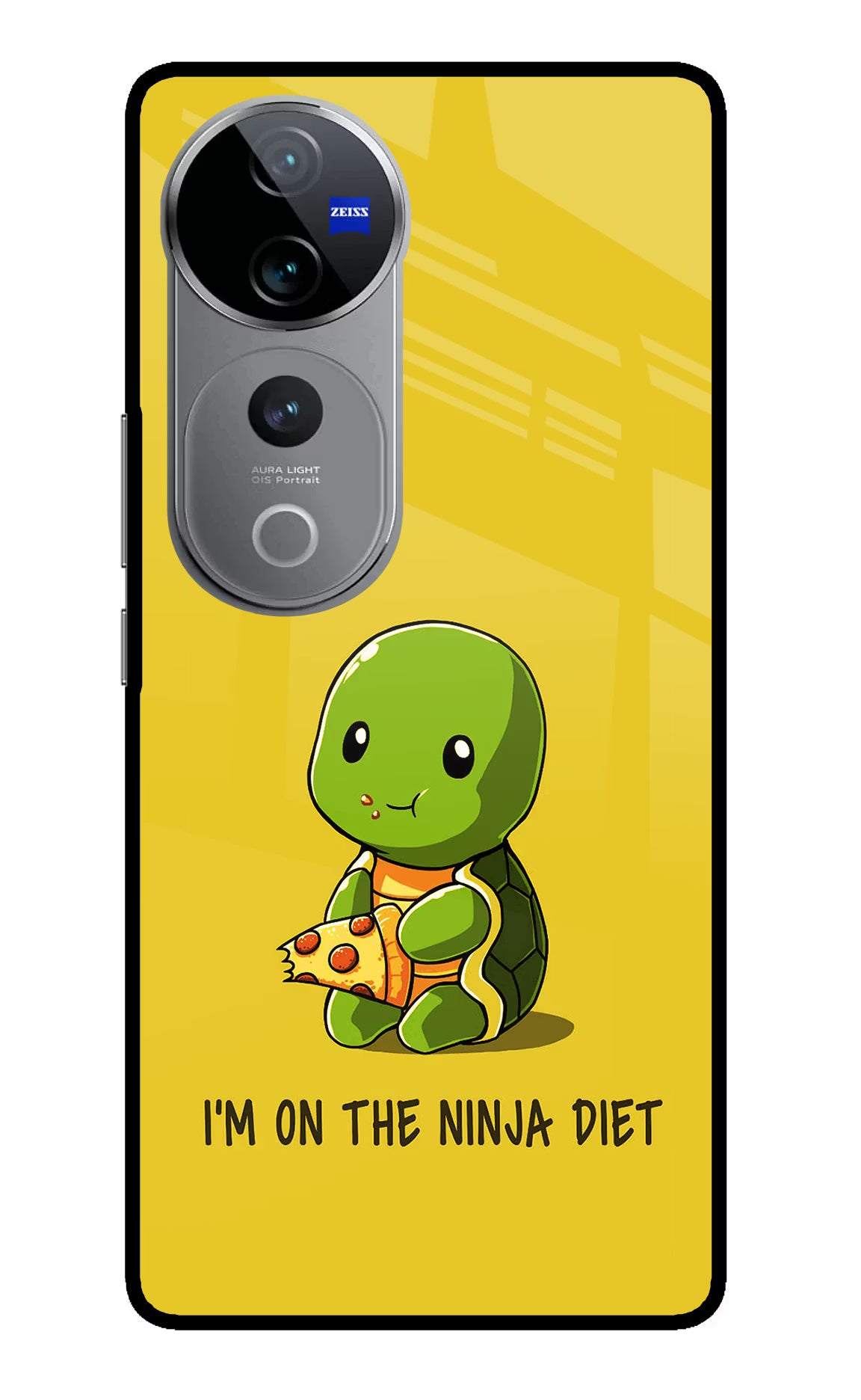 I'm on Ninja Diet Vivo V40 Pro 5G Glass Case Back Cover by Casekaro