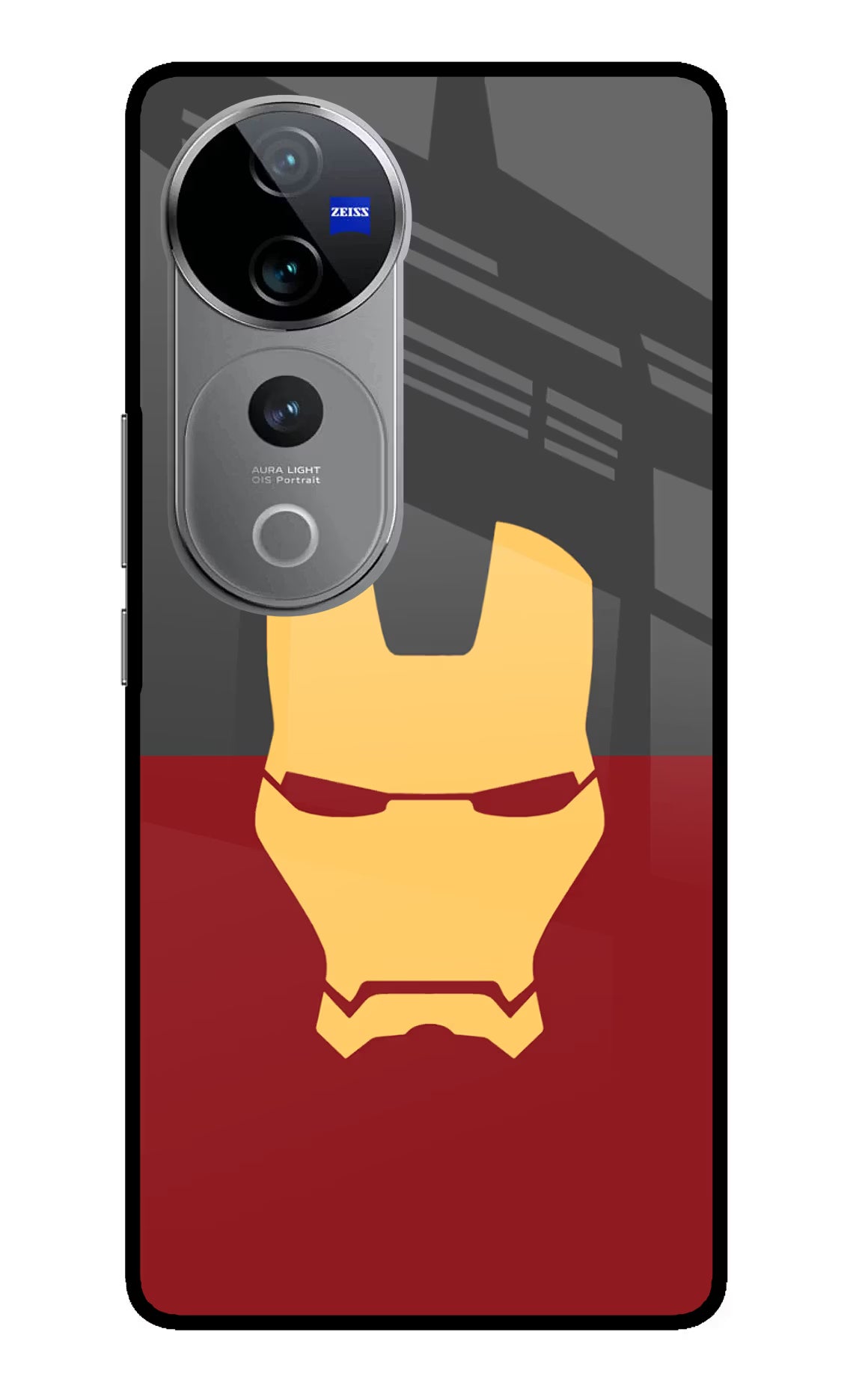 Ironman Vivo V40 Pro 5G Glass Case Back Cover by Casekaro