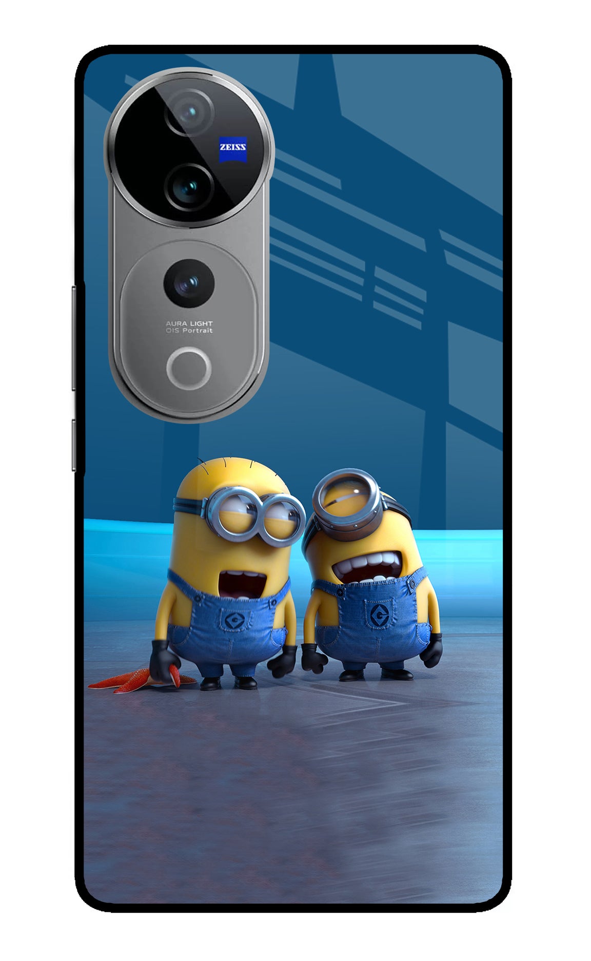 Minion Laughing Vivo V40 Pro 5G Glass Case