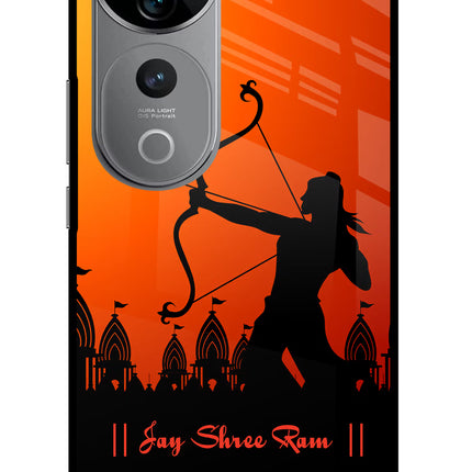 Lord Ram - 4 Vivo V40 Pro 5G Glass Case Back Cover by Casekaro