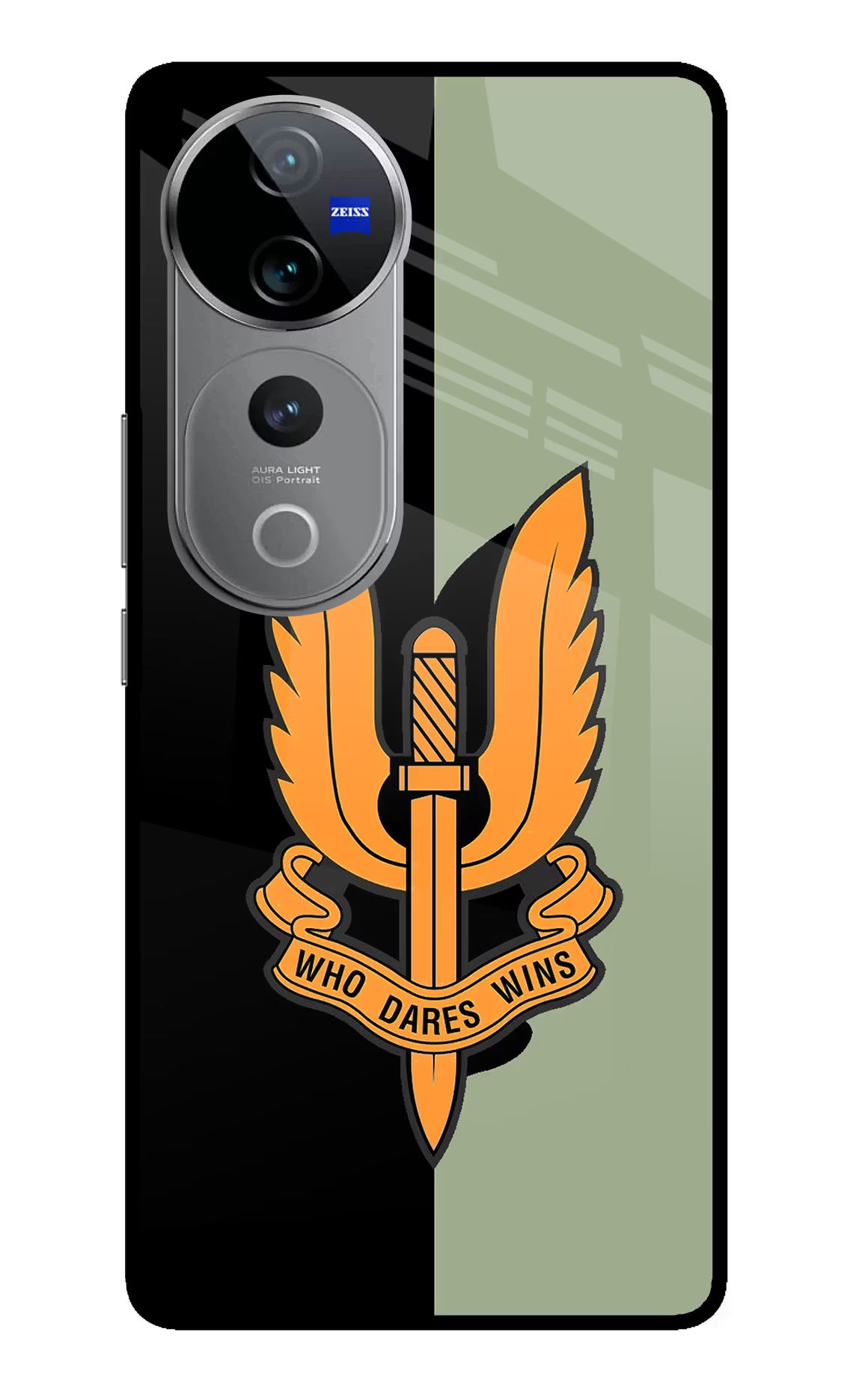 Balidan Logo Vivo V40 Pro 5G Glass Case Back Cover by Casekaro