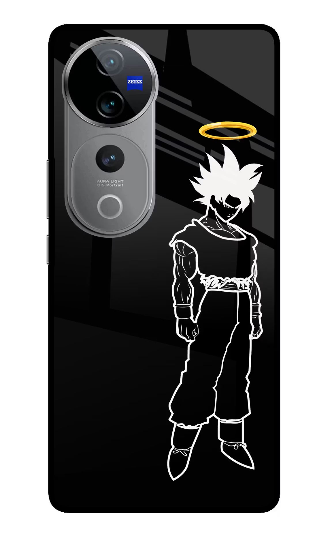 DBS Character Vivo V40 Pro 5G Glass Case Back Cover by Casekaro