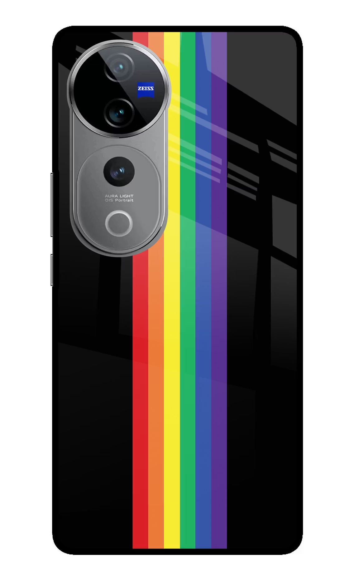 Pride Vivo V40 Pro 5G Glass Case Back Cover by Casekaro