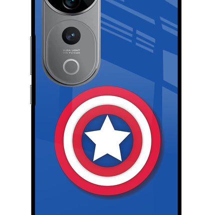 Shield Vivo V40 Pro 5G Glass Case Back Cover by Casekaro