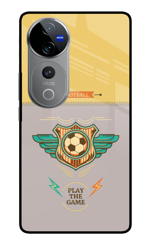 Football Vivo V40 Pro 5G Glass Case