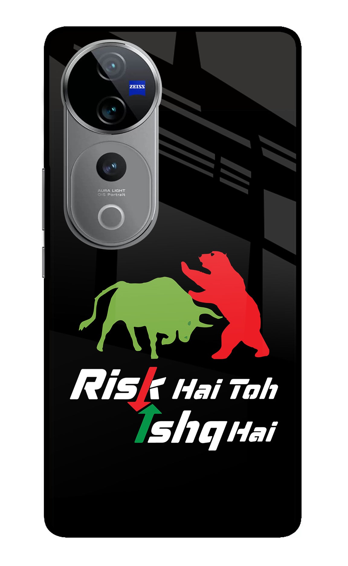 Risk Hai Toh Ishq Hai Vivo V40 Pro 5G Glass Case