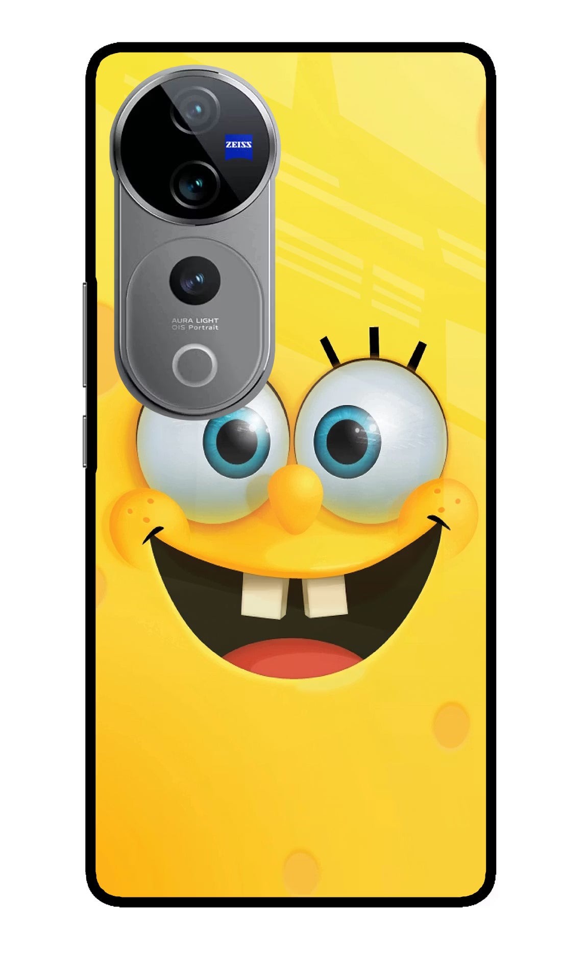 Sponge 1 Vivo V40 Pro 5G Glass Case Back Cover by Casekaro