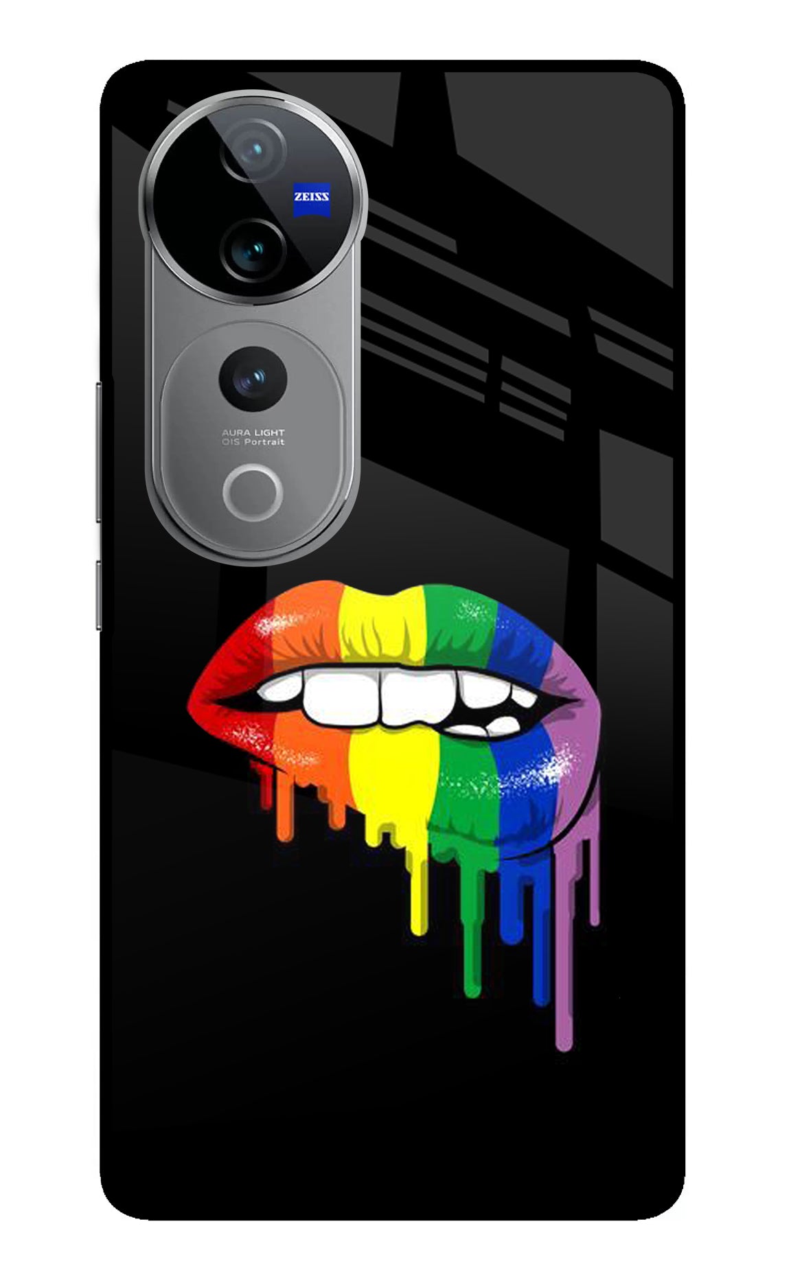 Lips Biting Vivo V40 Pro 5G Glass Case