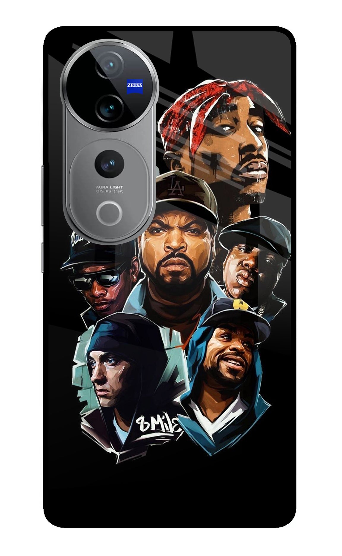 Rappers Vivo V40 Pro 5G Glass Case