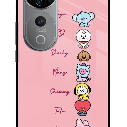 BTS names Vivo V40 Pro 5G Glass Case