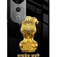 Satyamev Jayate Golden Vivo V40 Pro 5G Glass Case