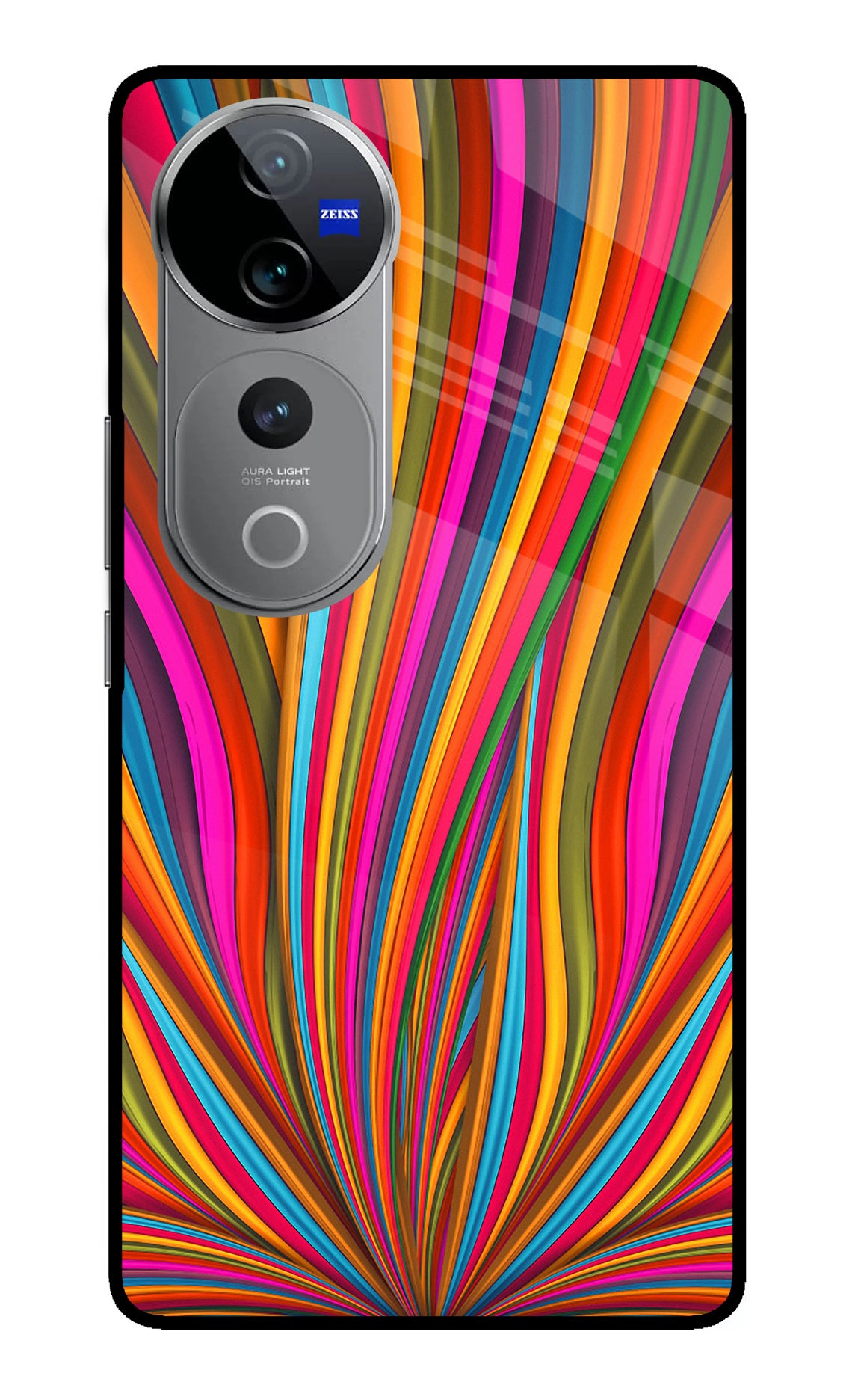 Trippy Wavy Vivo V40 Pro 5G Glass Case