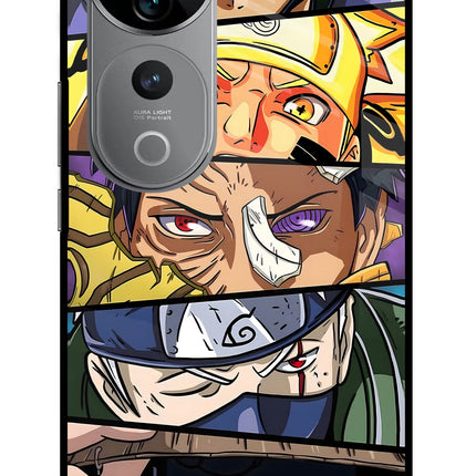 Naruto Character Vivo V40 Pro 5G Glass Case