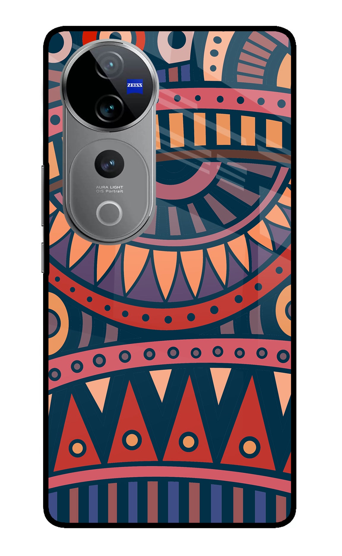 African Culture Design Vivo V40 Pro 5G Glass Case