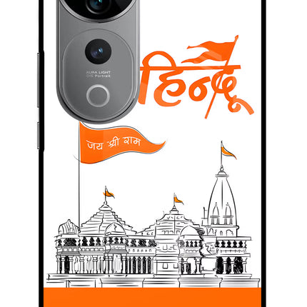 Jai Shree Ram Hindu Vivo V40 Pro 5G Glass Case
