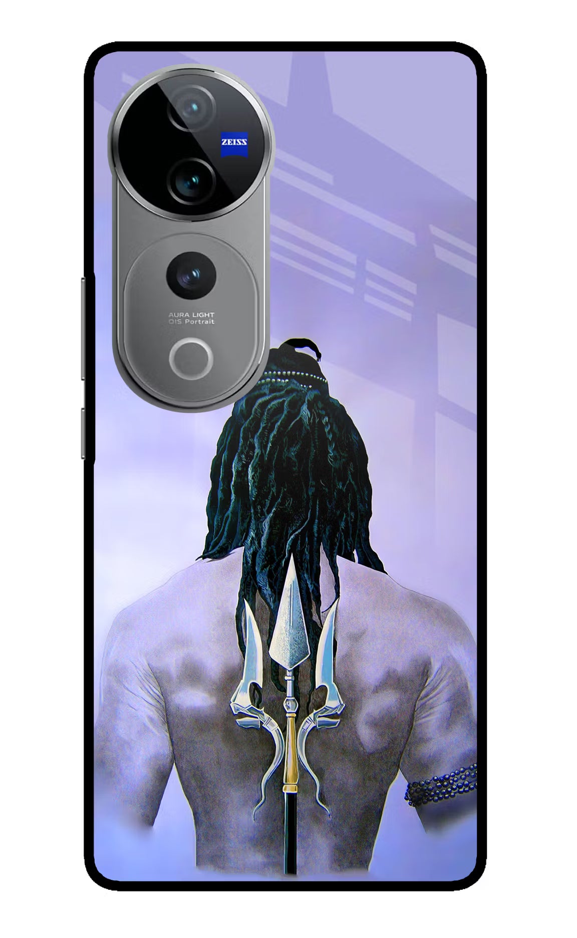Shiva Vivo V40 Pro 5G Glass Case Back Cover by Casekaro