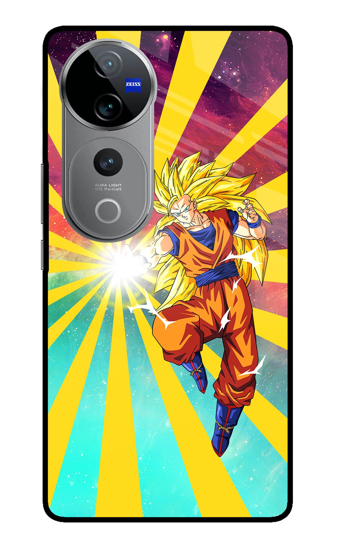 Goku Super Saiyan Vivo V40 Pro 5G Glass Case