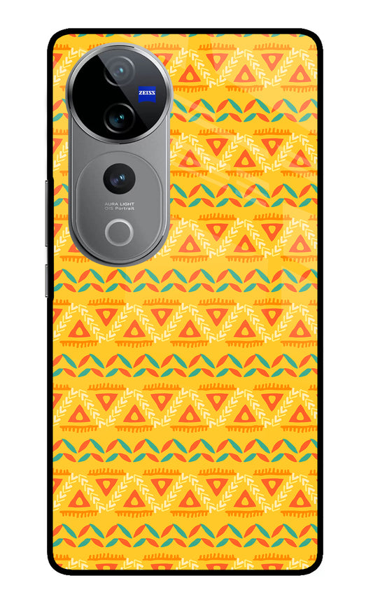 Tribal Pattern Vivo V40 Pro 5G Glass Case