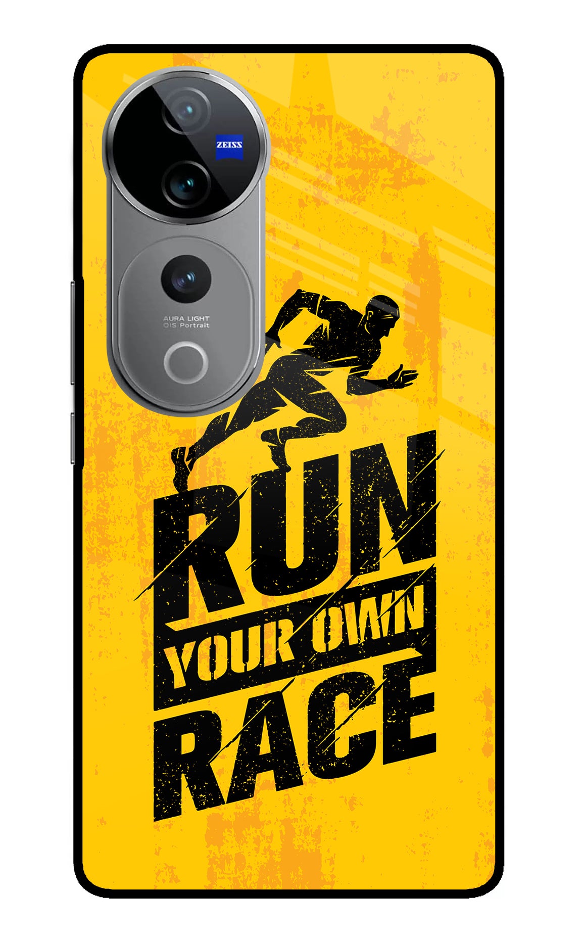 Run Your Own Race Vivo V40 Pro 5G Glass Case