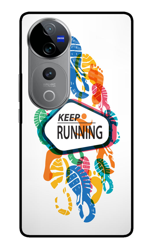 Keep Running Vivo V40 Pro 5G Glass Case