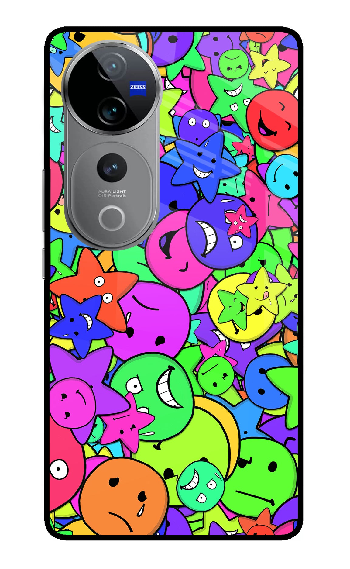 Fun Doodle Vivo V40 Pro 5G Glass Case