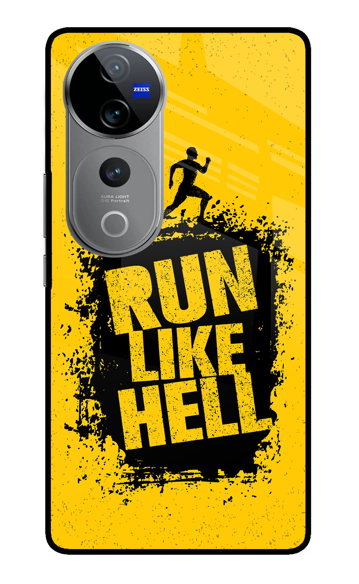 Run Like Hell Vivo V40 Pro 5G Glass Case