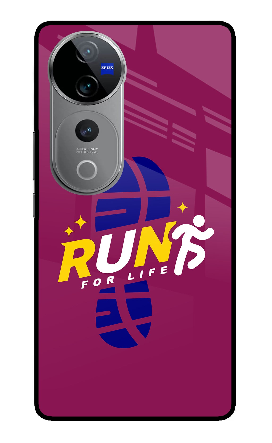 Run for Life Vivo V40 Pro 5G Glass Case