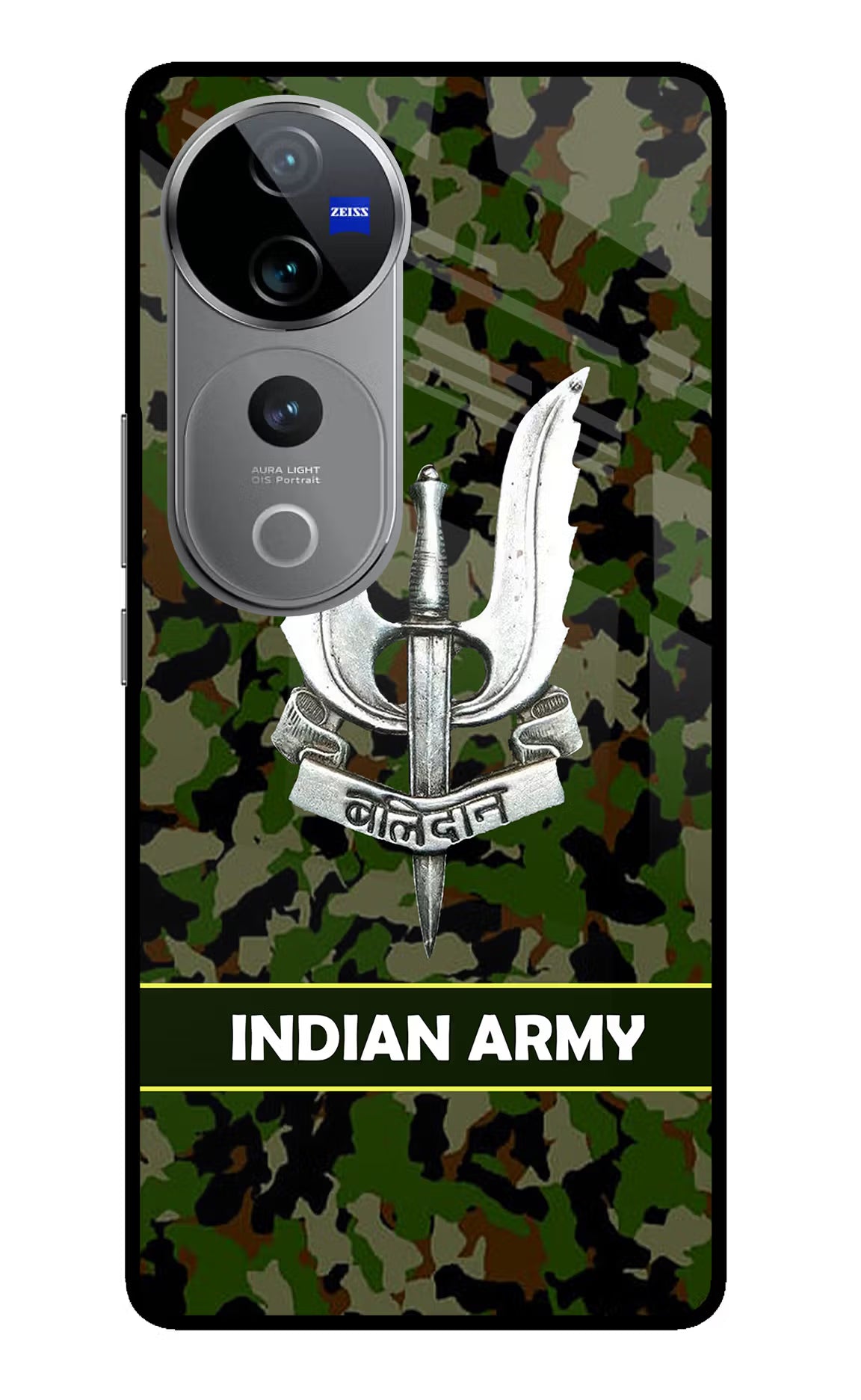 Balidan Indian Logo Vivo V40 Pro 5G Glass Case Back Cover by Casekaro